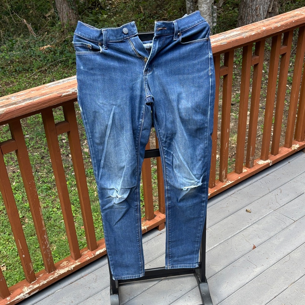 Men's Skinny Jeans in Blue - Mott & Bow